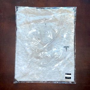 Grey small Tesla shirt